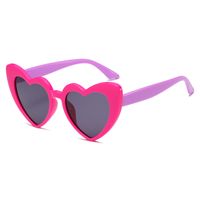 Simple Style Heart Shape Pc Cat Eye Full Frame Women's Sunglasses sku image 4
