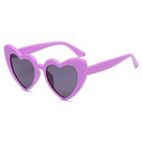 Simple Style Heart Shape Pc Cat Eye Full Frame Women's Sunglasses sku image 3
