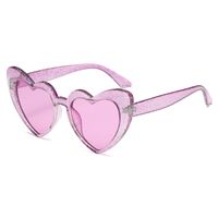 Simple Style Heart Shape Pc Cat Eye Full Frame Women's Sunglasses sku image 11