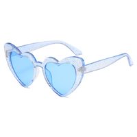 Simple Style Heart Shape Pc Cat Eye Full Frame Women's Sunglasses sku image 10