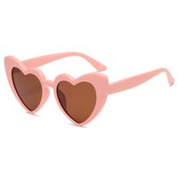 Simple Style Heart Shape Pc Cat Eye Full Frame Women's Sunglasses sku image 6