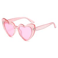 Simple Style Heart Shape Pc Cat Eye Full Frame Women's Sunglasses sku image 9