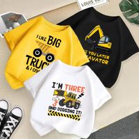 Simple Style Cartoon Cotton T-shirts & Shirts main image 1