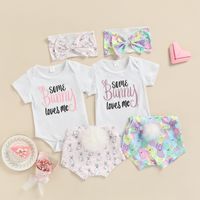 Simple Style Classic Style Animal Printing Cotton Baby Clothing Sets main image 1