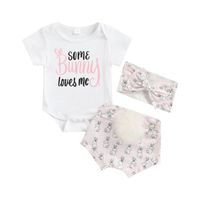 Simple Style Classic Style Animal Printing Cotton Baby Clothing Sets main image 4