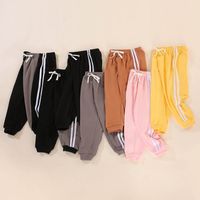 Sports Solid Color Polyester Boys Pants main image 1