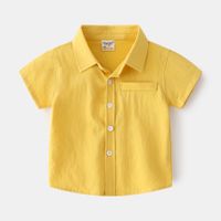 Casual Solid Color Cotton T-shirts & Shirts sku image 8