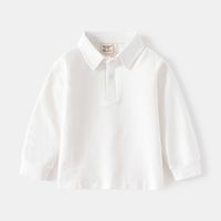 Einfacher Stil Einfarbig Baumwolle T-shirts & Hemden sku image 16