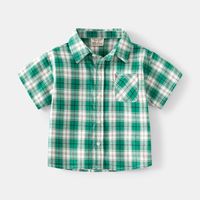 Casual Color Block Cotton T-shirts & Shirts sku image 14