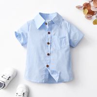 Simple Style Stripe Cotton T-shirts & Shirts sku image 6