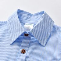 Simple Style Stripe Cotton T-shirts & Shirts main image 5
