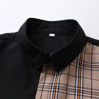 Style Britannique Plaid Coton T-shirts & Chemises main image 5