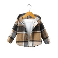 Simple Style Plaid Polyester Boys Outerwear sku image 2