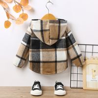 Simple Style Plaid Polyester Boys Outerwear main image 3