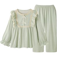 Cute Solid Color Cotton Girls Clothing Sets main image 5