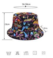 Unisex Casual Hip-hop Mushroom Wide Eaves Bucket Hat main image 2