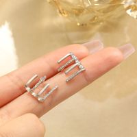 Simple Style Butterfly Alloy Plating Earrings sku image 4
