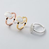 Wholesale Simple Style Rectangle Copper Epoxy Plating Open Rings main image 1