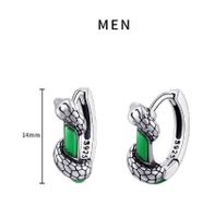 1 Pair Cool Style Snake Plating Copper Earrings main image 2