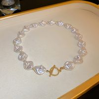 Elegant Lady Geometric Artificial Rhinestones Artificial Pearls Alloy Wholesale Pendant Necklace sku image 45