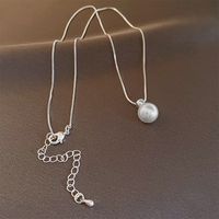 Elegant Lady Geometric Artificial Rhinestones Artificial Pearls Alloy Wholesale Pendant Necklace sku image 5