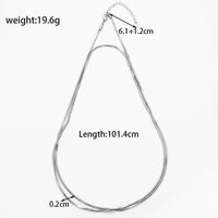 Ig Style Simple Style Geometric Stainless Steel Necklace main image 3