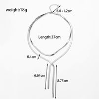 Ig-stil Einfacher Stil Geometrisch Rostfreier Stahl Halskette sku image 5
