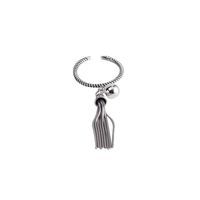 Wholesale Sweet Tassel Copper Plating Silver Plated Charm Rings main image 5