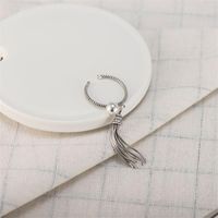 Wholesale Sweet Tassel Copper Plating Silver Plated Charm Rings main image 4
