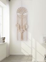 Casual Classical Solid Color Cotton Tapestry Wall Art main image 4