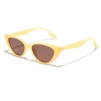 Classic Style Solid Color Ac Cat Eye Full Frame Women's Sunglasses sku image 4