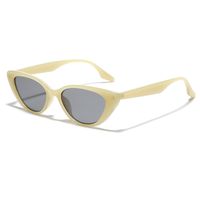Classic Style Solid Color Ac Cat Eye Full Frame Women's Sunglasses sku image 3