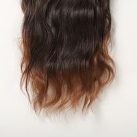 Femmes Sucré Marron Décontractée Maison Fibre Chimique Cheveux Longs Et Bouclés Pinces À Perruque main image 4