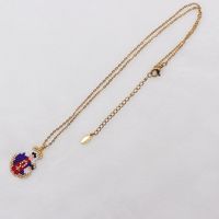 Ethnic Style Portrait Stainless Steel Glass Beaded Plating Gold Plated Unisex Pendant Necklace sku image 2
