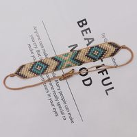 Vacation Bohemian Geometric Glass Knitting Unisex Bracelets sku image 2