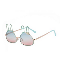 نمط الرسوم المتحركة جذاب أسلوب بسيط آذان الأرنب تاك مرآة على شكل خاص اطار كامل الاطفال النظارات الشمسية sku image 5