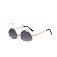 Cartoon Style Cute Simple Style Bunny Ears Tac Special-shaped Mirror Full Frame Kids Sunglasses sku image 3