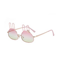 Cartoon Style Cute Simple Style Bunny Ears Tac Special-shaped Mirror Full Frame Kids Sunglasses sku image 4