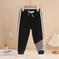 Sports Solid Color Polyester Boys Pants main image 3
