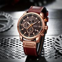 Casual Business Luxurious Color Block Buckle Quartz Men's Watches main image 6