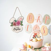 Easter Pastoral Rabbit Flower Wood Outdoor Party Garlands main image 4