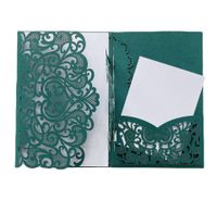 Cute Double Heart Solid Color Iridescent Paper Wedding main image 2