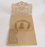 Cute Double Heart Solid Color Iridescent Paper Wedding sku image 7