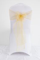 Süss Einfacher Stil Einfarbig Bogenknoten Polyester Bankett Täglich Stuhl Rücken Dekoration Streamer sku image 14