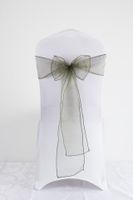 Süss Einfacher Stil Einfarbig Bogenknoten Polyester Bankett Täglich Stuhl Rücken Dekoration Streamer sku image 11