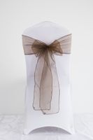 Süss Einfacher Stil Einfarbig Bogenknoten Polyester Bankett Täglich Stuhl Rücken Dekoration Streamer sku image 19