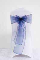 Sweet Simple Style Solid Color Bow Knot Polyester Banquet Daily Chair Back Decoration Streamer sku image 7