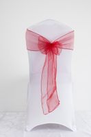 Süss Einfacher Stil Einfarbig Bogenknoten Polyester Bankett Täglich Stuhl Rücken Dekoration Streamer sku image 26