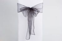 Sweet Simple Style Solid Color Bow Knot Polyester Banquet Daily Chair Back Decoration Streamer sku image 4