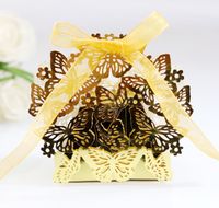 Flower Butterfly Iridescent Paper. Reflective Material Wedding Banquet Gift Bags sku image 7